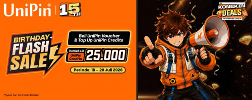 KONEKIN DEALS – Birthday Flash Sale hanya 3 Hari!